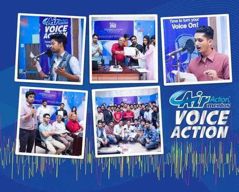Mentos Air Action — Voice Action campaign
